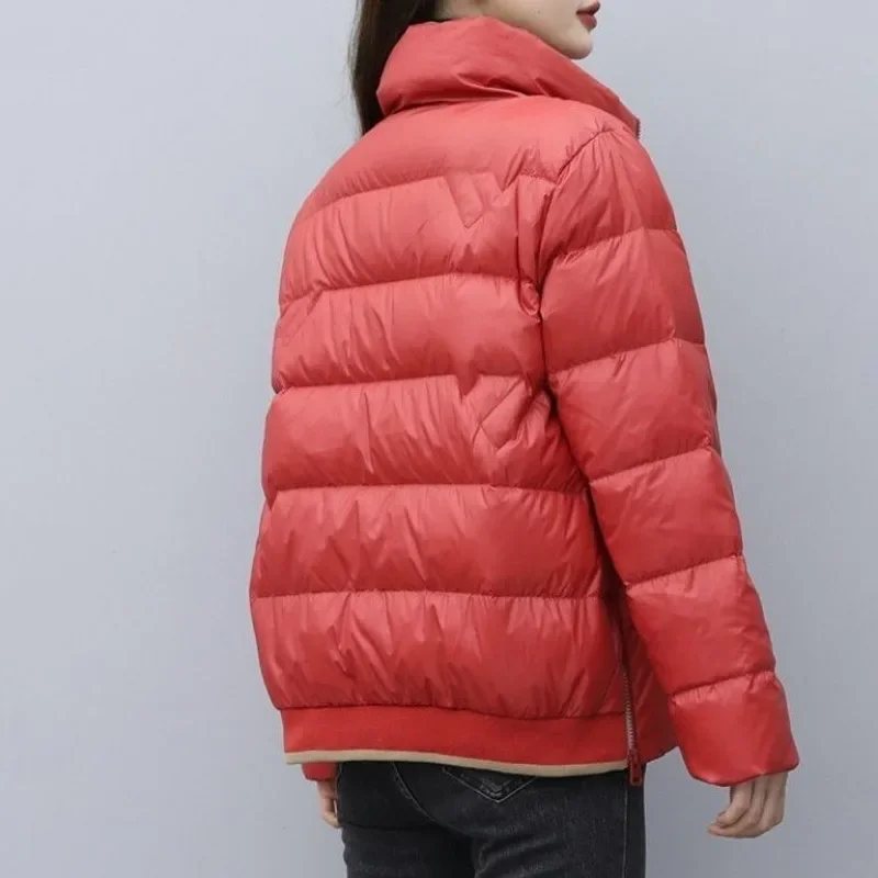 2023 New Women down Jacket Winter Coat Female White Duck down Short Baggy outwear thicken warm outcoat fashionable casual parkas