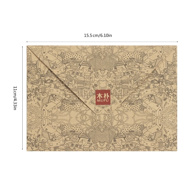 50PCS Letter Envelopes Gift Cards Envelopes Flap Envelope for Wedding, Invitation, Business Letterhead, Invoices