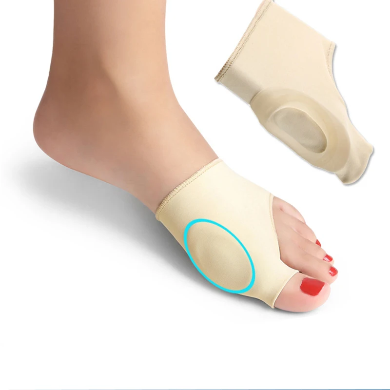 2 stücke/1 paar Bunion Corrector Gel Pad Stretch Nylon Hallux Valgus Schutz Schutz Toe Separator Orthopädische Liefert Fuß pflege