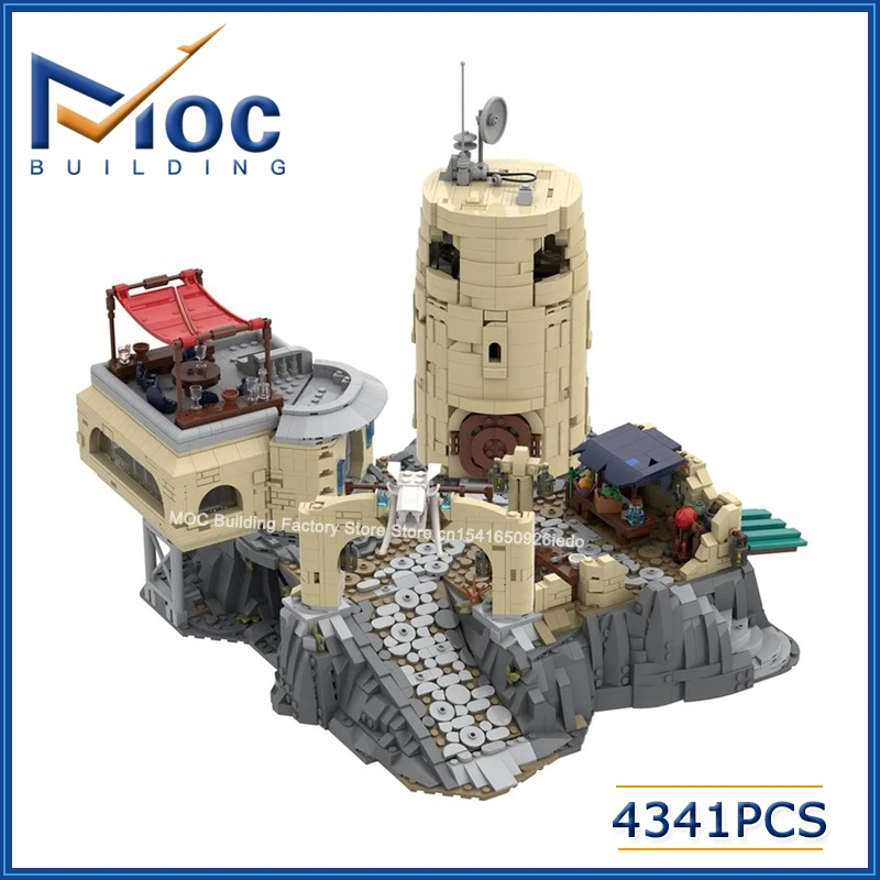 

MOC Building Blocks Space Movie Castle Series Castle Outpost Tower Model DIY Assemble Bricks Toys Collection Display Xmas Gifts