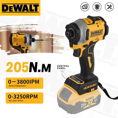DEWALT DCF850 20V Lithium Battery Impact Driver Electric Driver Brushless battery screwdrivers High Torque tools No battery
