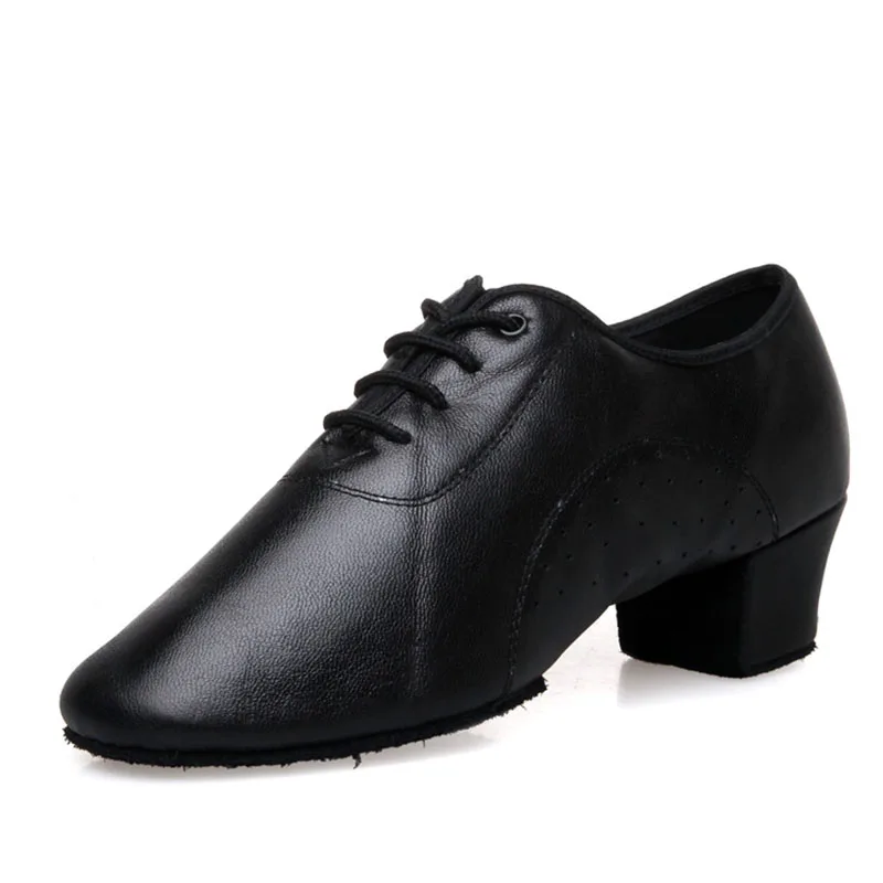 Genuine Leather Men\'s Latin Dance Shoes Ballroom Tango Man Latin Dancing Shoes for Man Boy Shoes Dance Sneaker Jazz Shoes