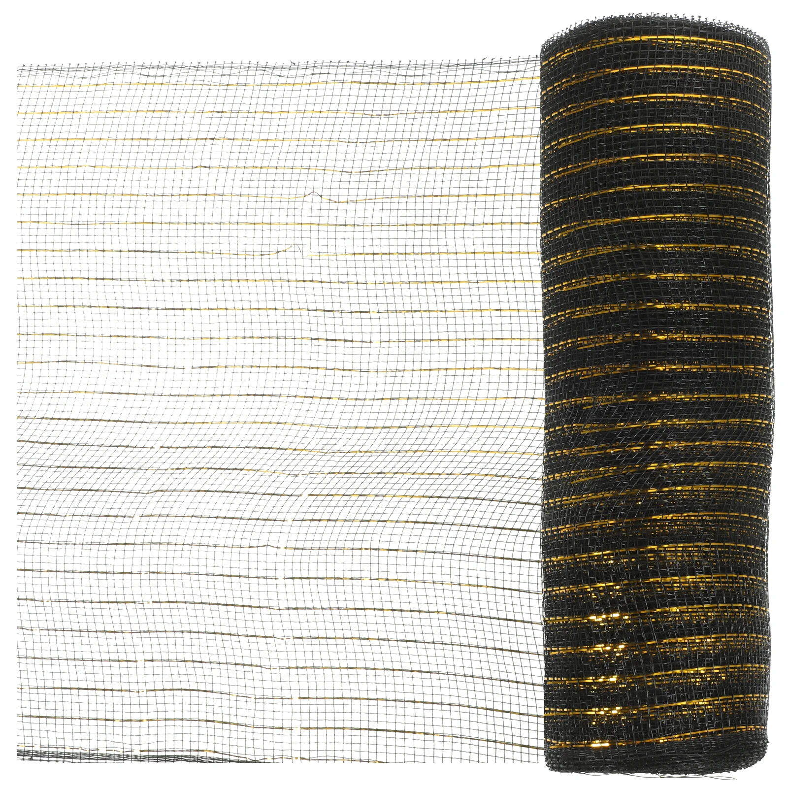 

Black Gold Gauze Ribbon Rolls for Gift Wrapping DIY Crafts Mesh Tulle Netting Spool Ribbons Decorative Party Supplies