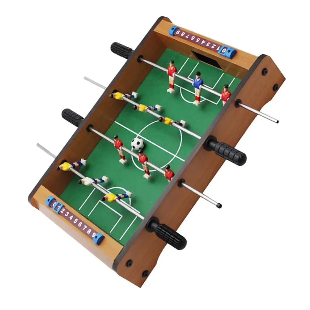 1 Set Foosball Table Portable Mini Table Football Soccer Game Set