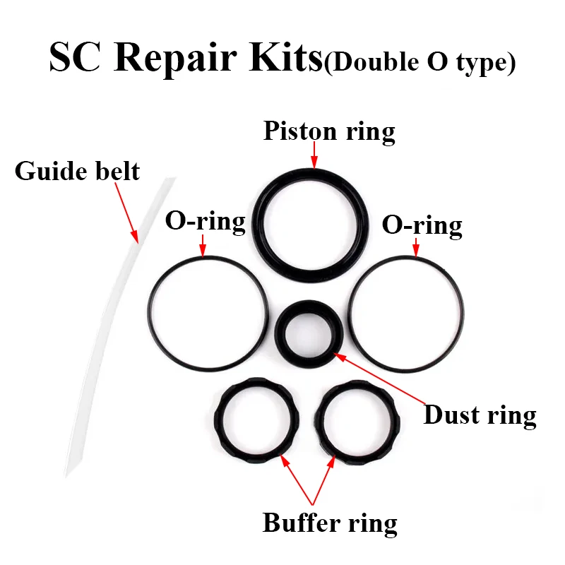 SDA SC MAL Air Pneumatic Cylinder Repair Kits Airtac Standard Piston Seal Ring Kit