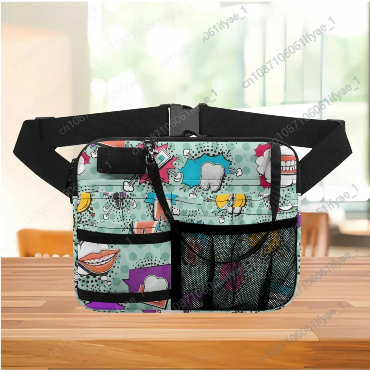 Cintura ajustável cinta enfermeira Fanny Pack para mulheres, médico, dental, dentista, designer, casual, sacos de cinto, estetoscópios, suprimentos de emergência