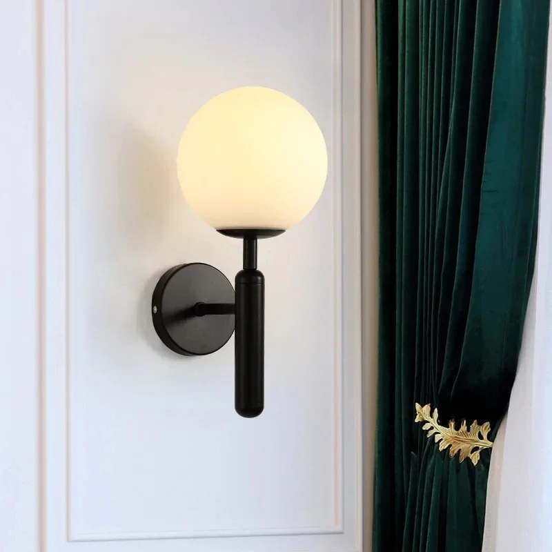 

Nordic Wall Light Lamp Minimaliast E27 Wall Mounted Light for Bathroom Bedroom Bedside Kitchen Living Room Home Decor Lighting