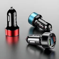 PD 67W USB Car Charger 4 Ports Fast Charging QC 3.0 USB Type C Car Phone Chargers For iPhone Huawei Samsung Xiaomi oppo Oneplus