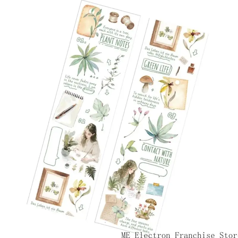 T5EA ScrapBooking Декоративная лента 6 ммх2м прозрачная домашняя лента для журнала ScrapBooking Journal