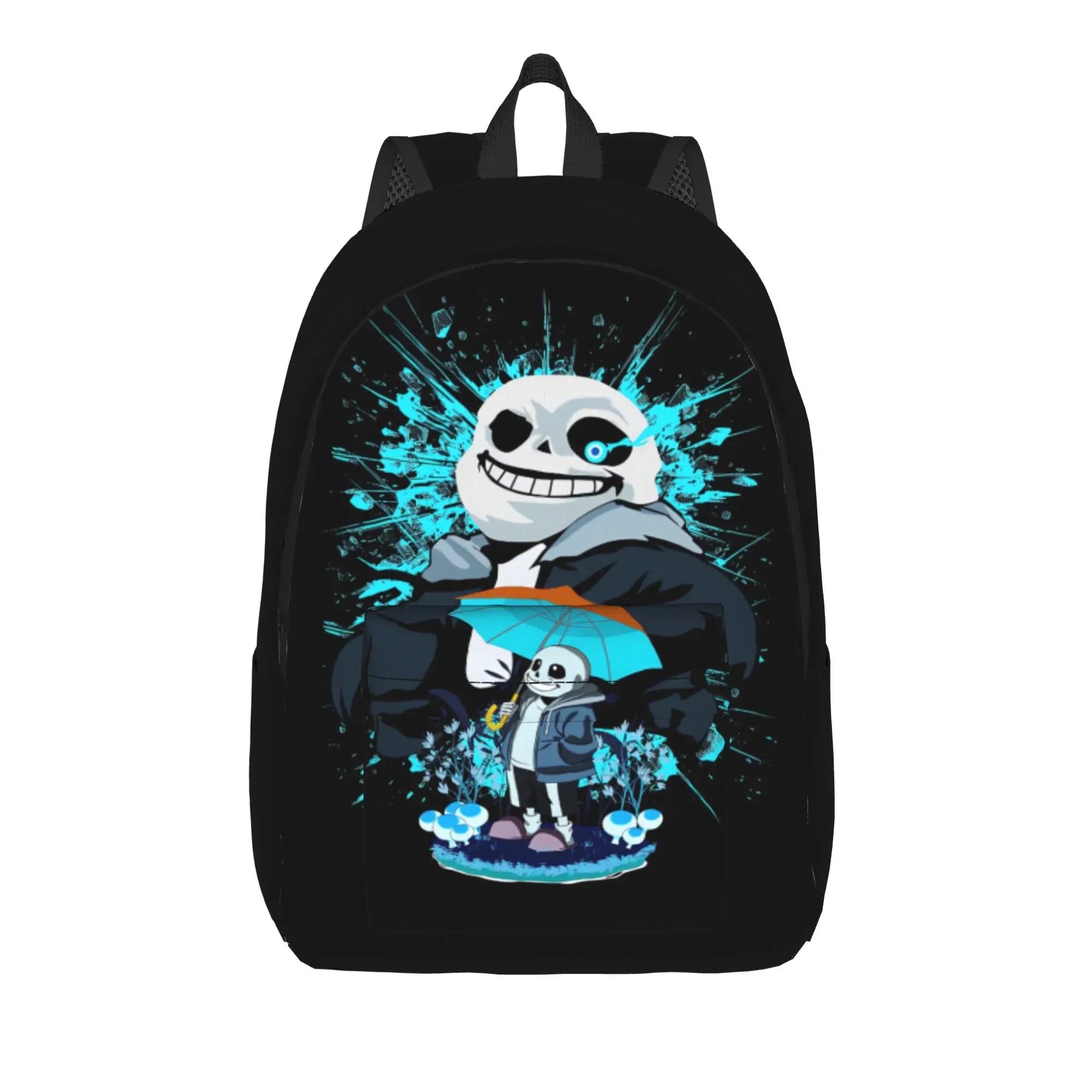 Trendy Popular Undertale Backpack  Student Unisex Polyester Travel Backpacks Lightweight Fun High School Bags Rucksack