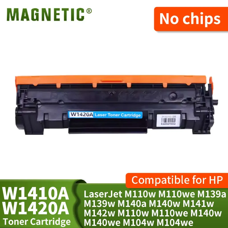 No Chip 141A 142A W1410A W1420A Toner Cartridge compatible for HP LaserJet M110w M110we M140w M140we M104w M104we Printer