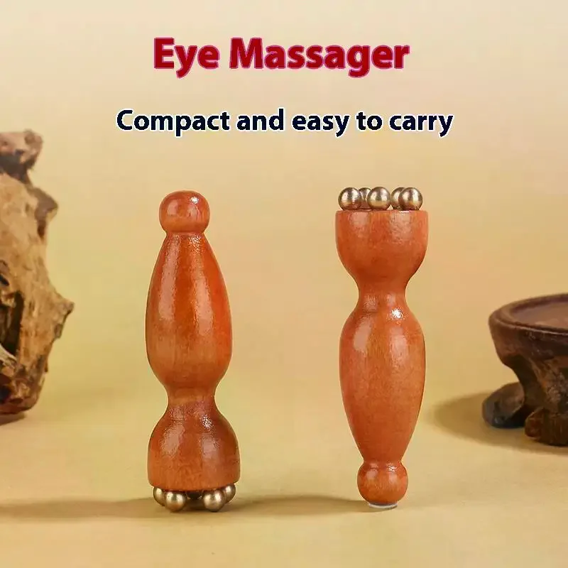 Brass Lotus Eye Massage Stick Facial Gua Sha Tool Handheld Tool For Eye Relaxation And Meridian Acupressure Massage