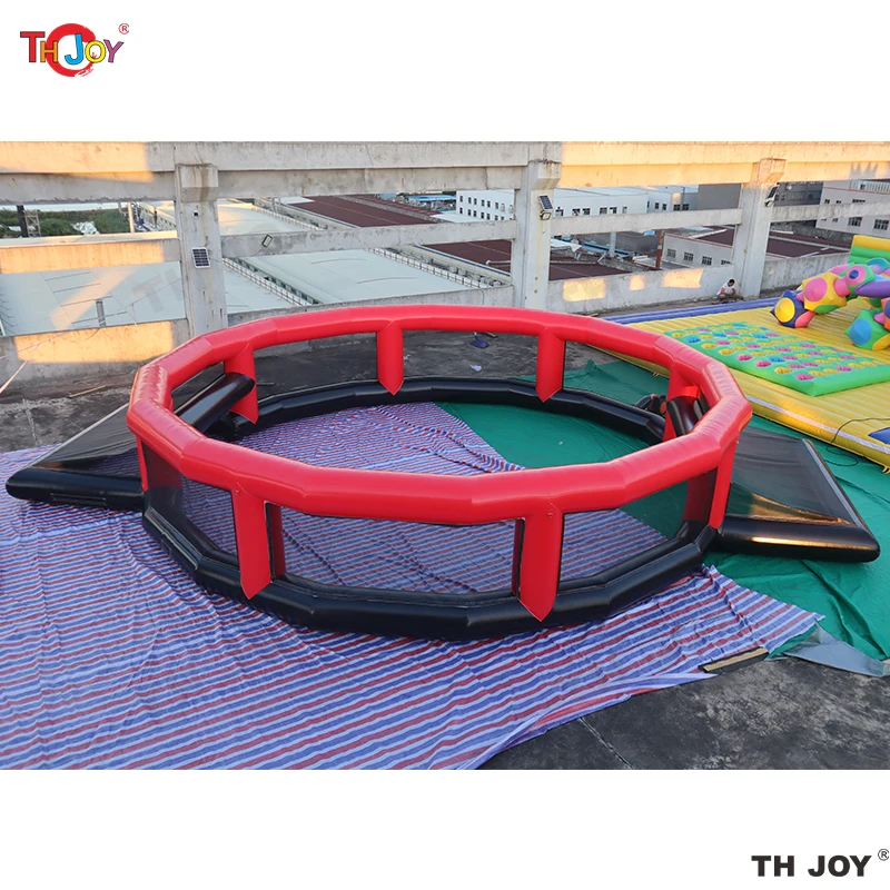 Campo gonfiabile della pallina della bolla del calcio di calcio di 10m, gabbia gonfiabile di battuta di baseball di calcio della Panna dell'arena di allenamento del calcio