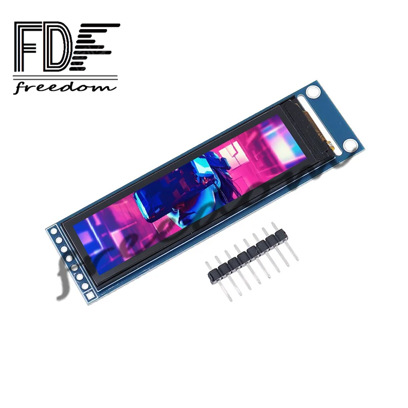 FDF 2.25 بوصة TFT LCD ST7789 شاشة صغيرة 76*284 وحدة LCD عرض كامل SPI شاشة ملونة