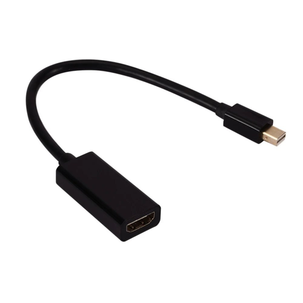 Mini DP para HDMI-Compatível Cabo Adaptador, Cabo Conversor, macho para fêmea, DisplayPort para HD, Fit para PC, Laptop, Apple