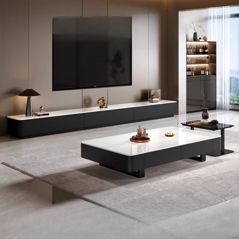 

Gold Glass TV Stand Glossy Living Room Floor Television TV Stand Luxury Legs Meuble Television Salon Living Room Furniture