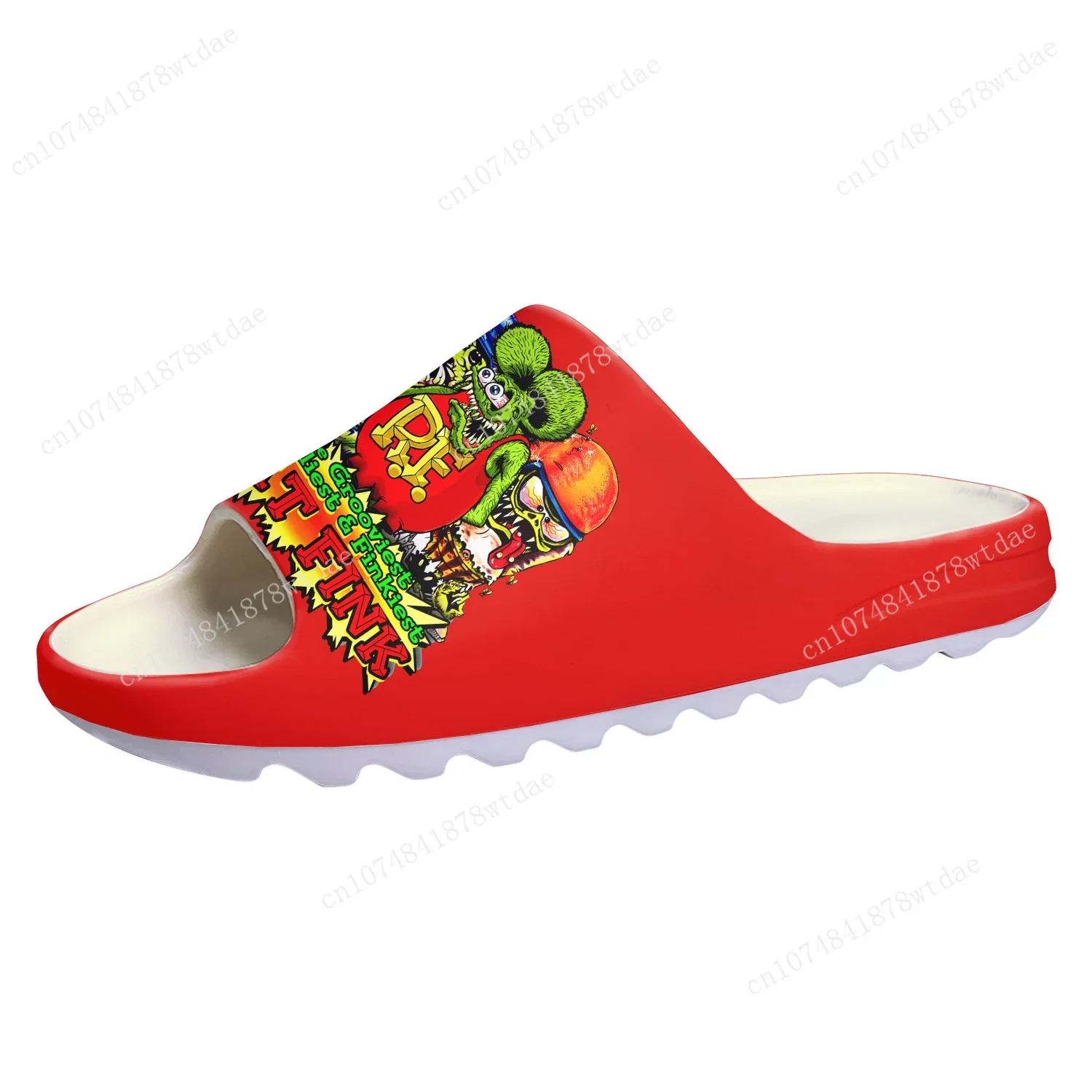 Tales Of The Rat Fink Soft Sole Sllipers Mens Womens Teenager Home Clogs Anime Step In Water Shoes On Shit Customize Sandals