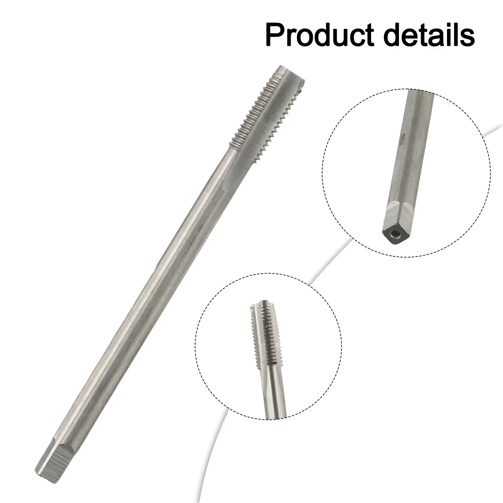 

1pc Metric Thread Tap M9x1.25 110mm Extra Long Straight Flute Tapping Tool HSS Right-hand Machine Taps For Thread Cutting