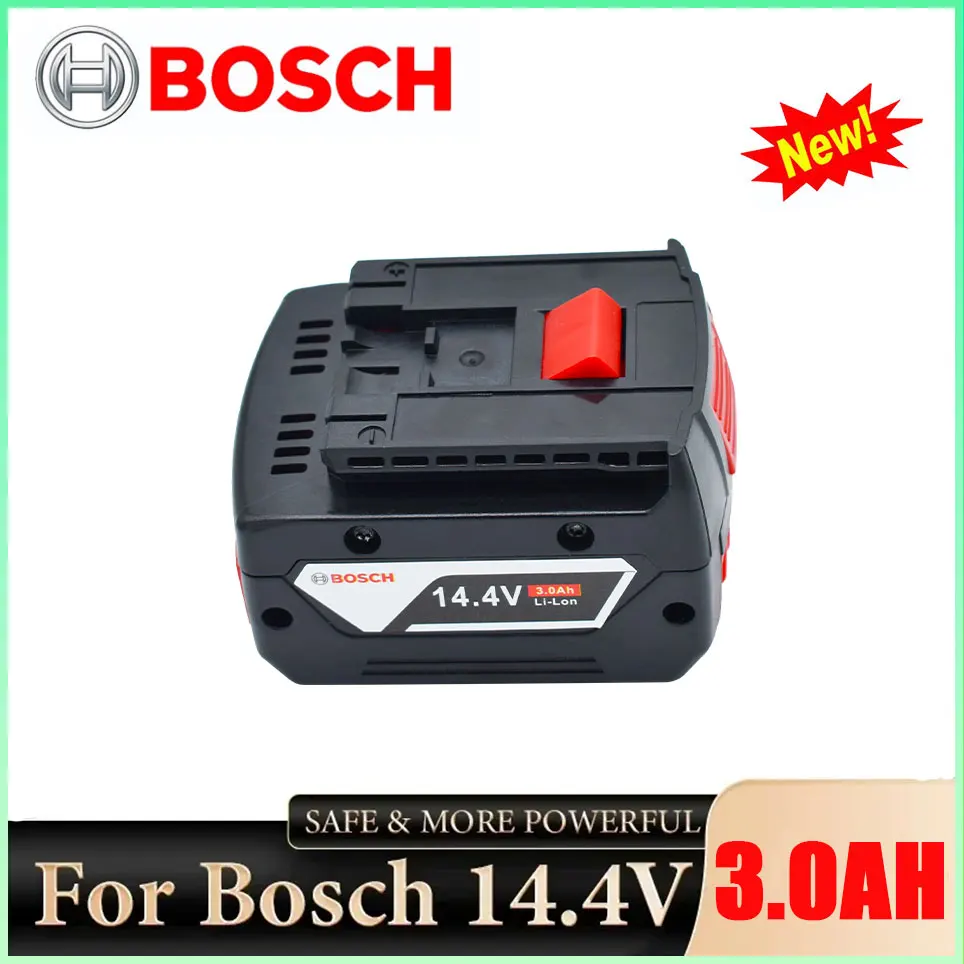 14.4V 3000mAh rechargeable lithium battery suitable for Bosch GBH GDR GSR 1080 DDS180 BAT614G BAT607 BAT607G electric drill