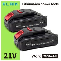 21V 48VF Large Capacity Rechargeable Lithium Ion Battery for WORX 18V 20V Electric Saw Electric Drill and Garden Power Tools