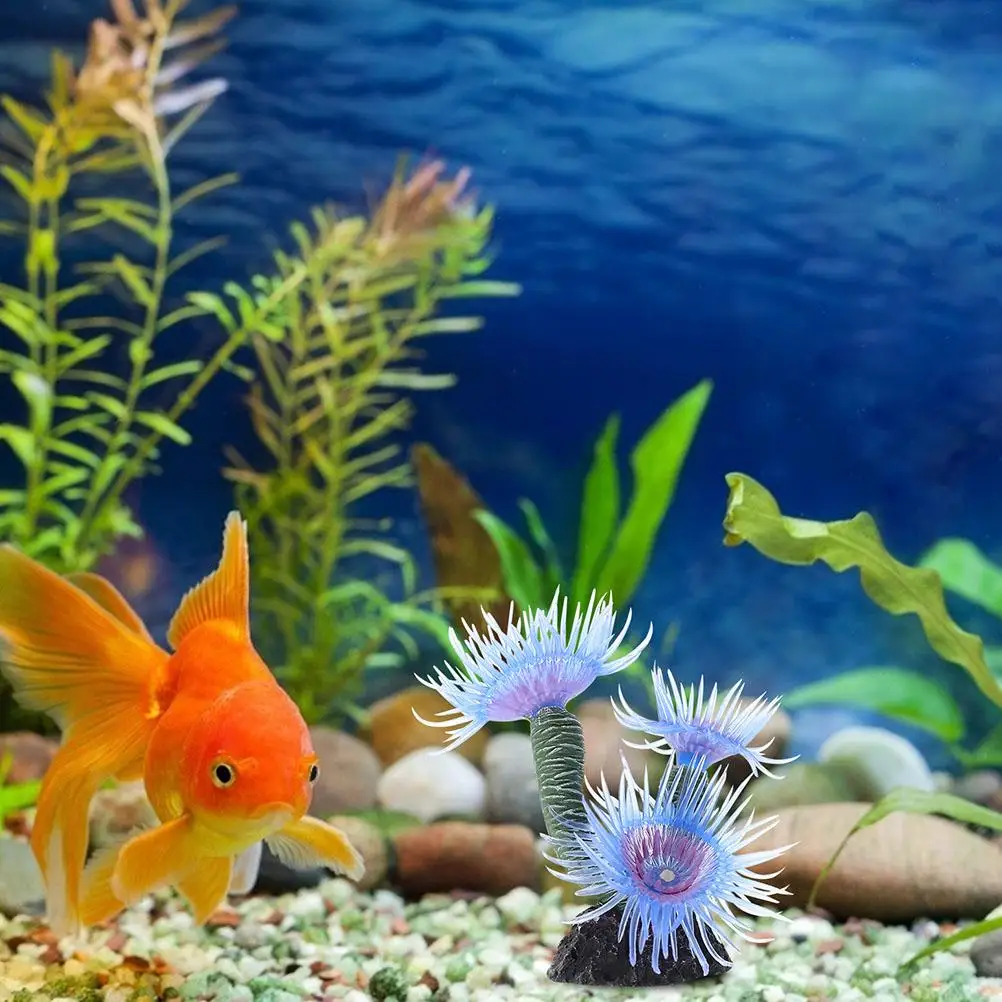 

2Pcs Artificial Coral Ornament Realistic Resin Decorations for Fish Tank Aquarium Ocean Large Safe Pet Supplies