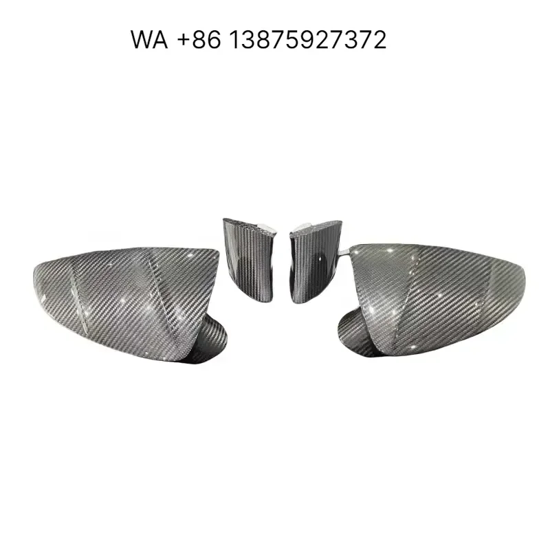 Wmwmnu Dry Carbon Fiber Side Mirror Covers for MC20 Upgrade M Style Replacement Housing Shell Accessories