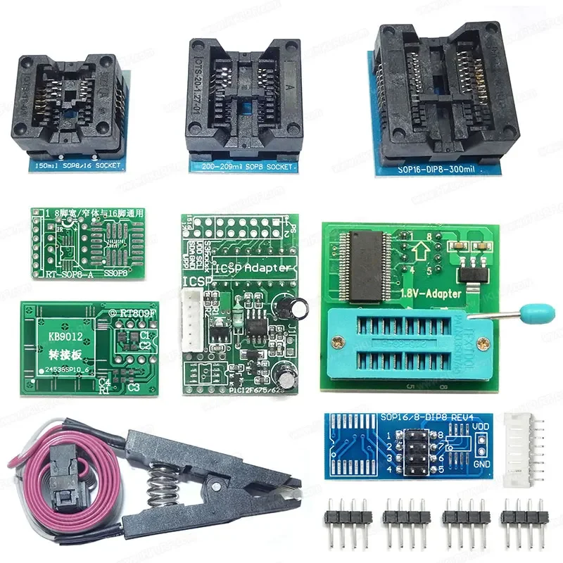 Kit de Programador USB RT809F 2025 2026, Programador de Alta Velocidad para Circuitos Integrados 24-25-93, RT809F