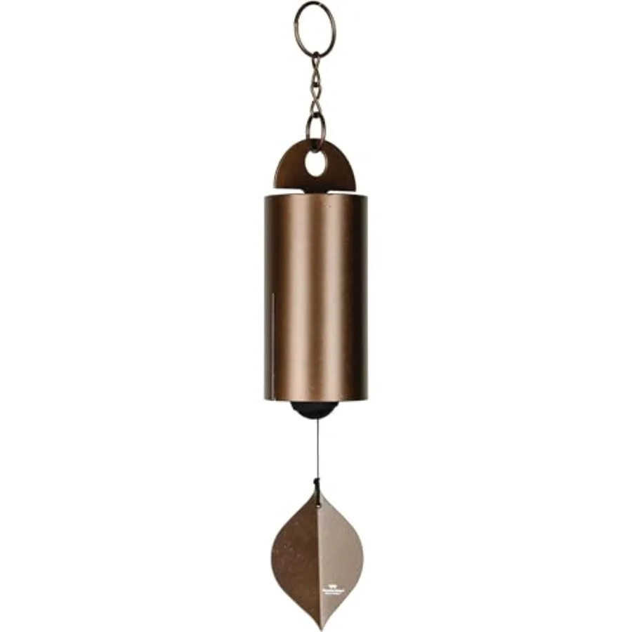 

Woodstock Wind Chimes Heroic Windbell 24 Copper Medium Windchime for Outdoor Garden Patio Porch Wind Bell Deep Tone Sound