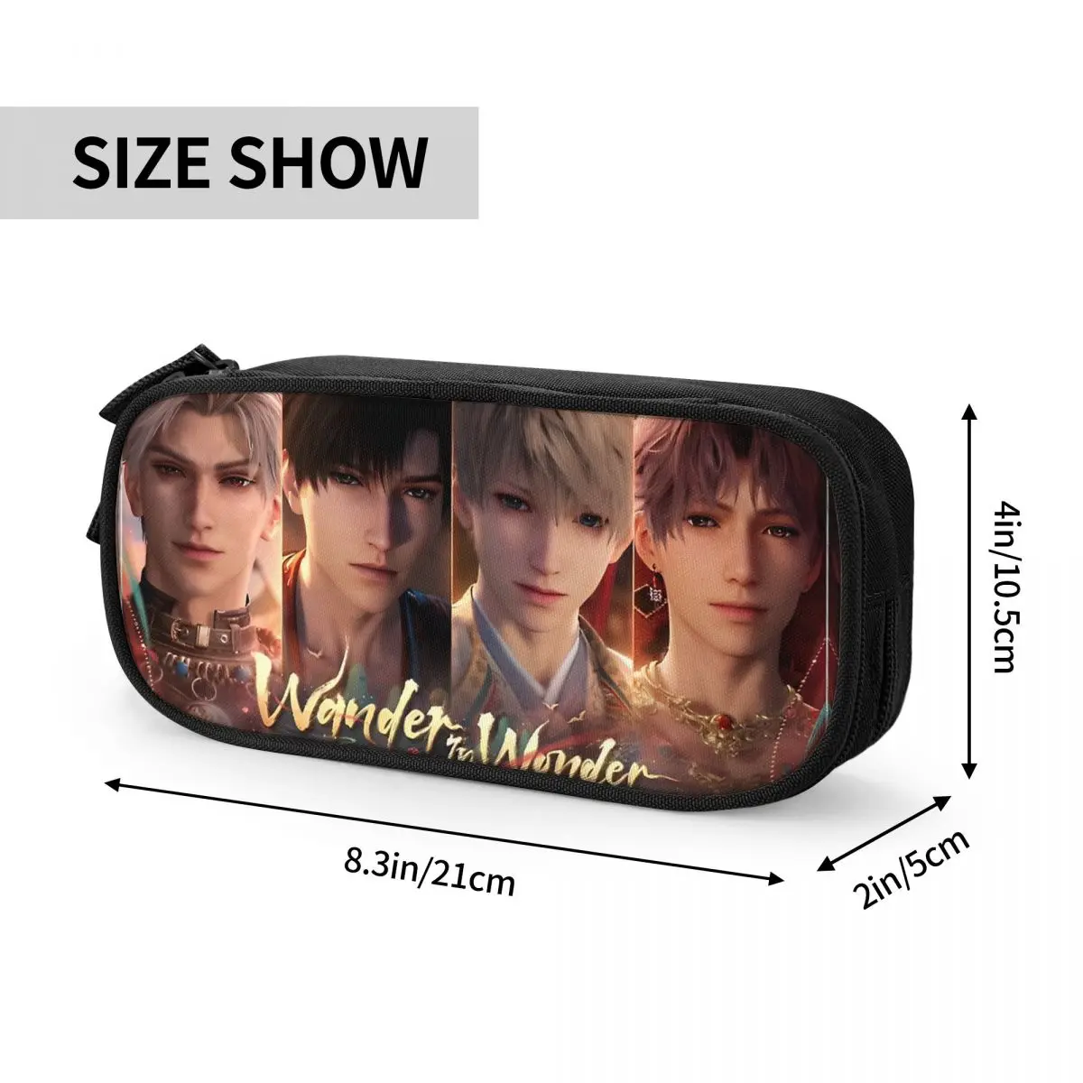 Love And Deepspace Characters Pencil Case Pen Holder Bags for Student Large Storage Students School Gift Pencilcases