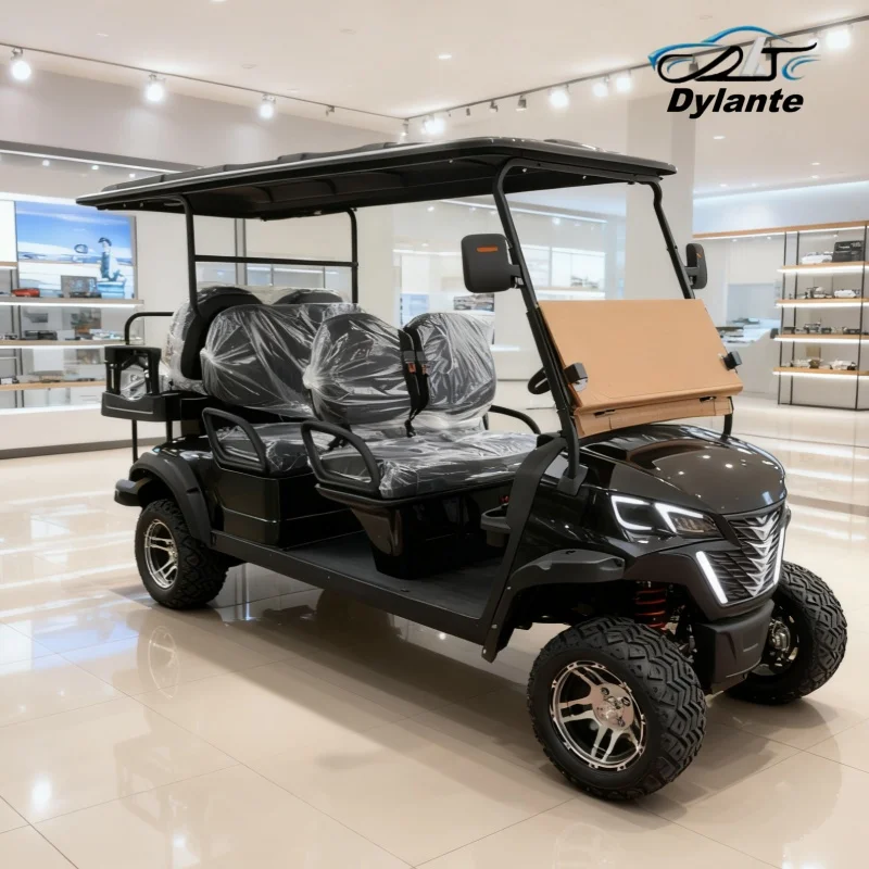 الشركة المصنعة للتخصيص 80-100 كجم صغير 45 كم/ساعة نادي عربات التي تجرها الدواب عربة جولف كهربائية لدورات الغولف بالجملة والتجزئة #4