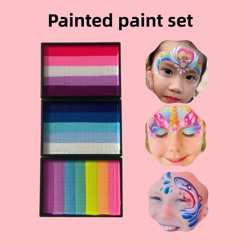 

Набор пигментов для рисования на лице, 150 г, на водной основе, для взрослых и детских праздничных представлений