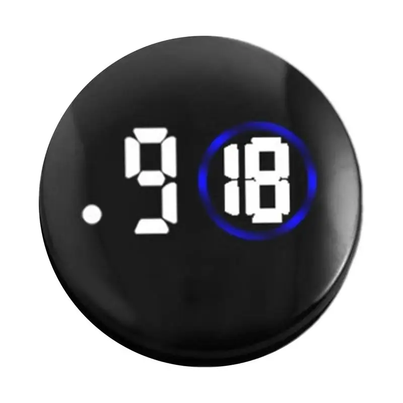 Quartz Motorcycle Clock Stick On Dashboard Clock Dash Clock For Cars Touch Control Clocks For Convertible Travel Campers AutoCar