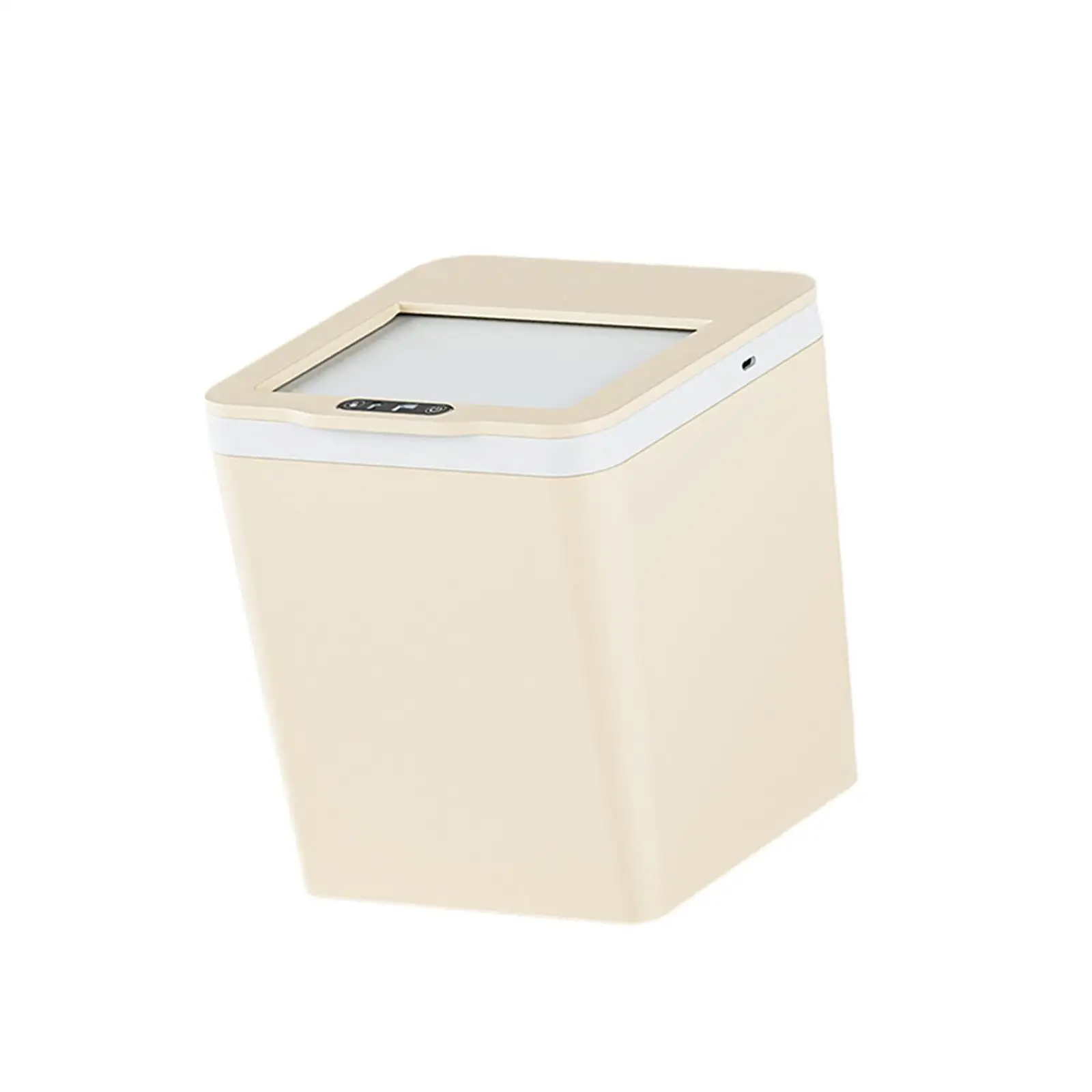 Touchless Smart Trash Bin with Telescopic Lid Easy Clean Sturdy Motion Sensor Garbage Can for Home Desktop Use