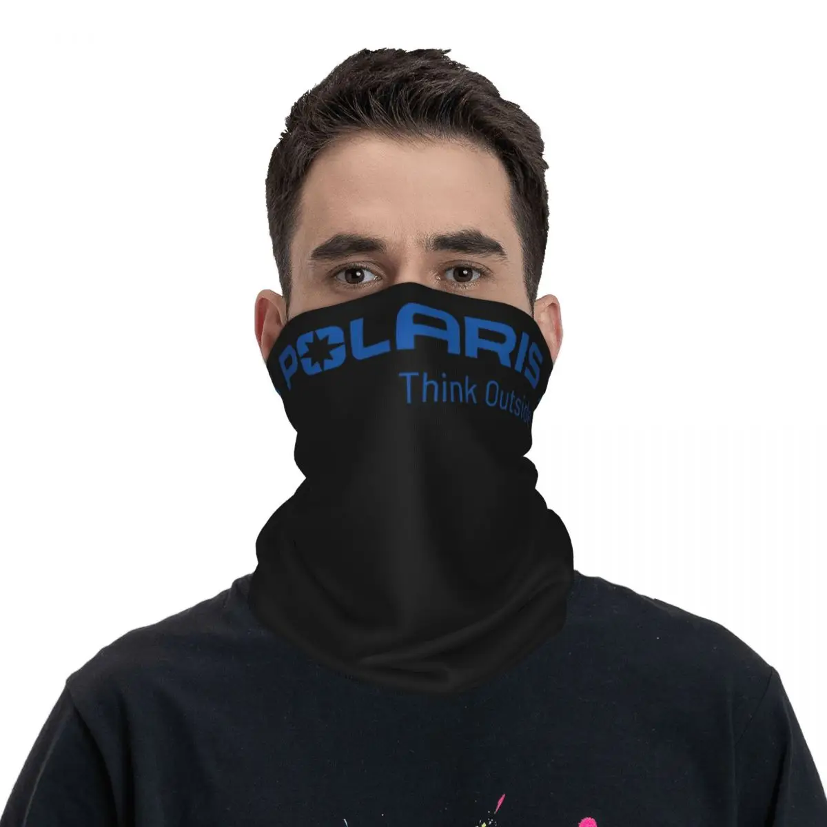 

New Polaris Logo Bandana Neck Cover Merchandise Mask Scarf Multifunctional Headwear Running Unisex Adult Breathable