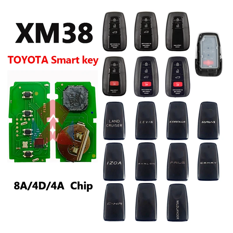 

Xhorse VVDI XM38 Smart Car Key Generate By Plus Max VVDI2 MINI Key Tool for Toyota Lexus 8A 4D 4A Chip Auto Remote Key