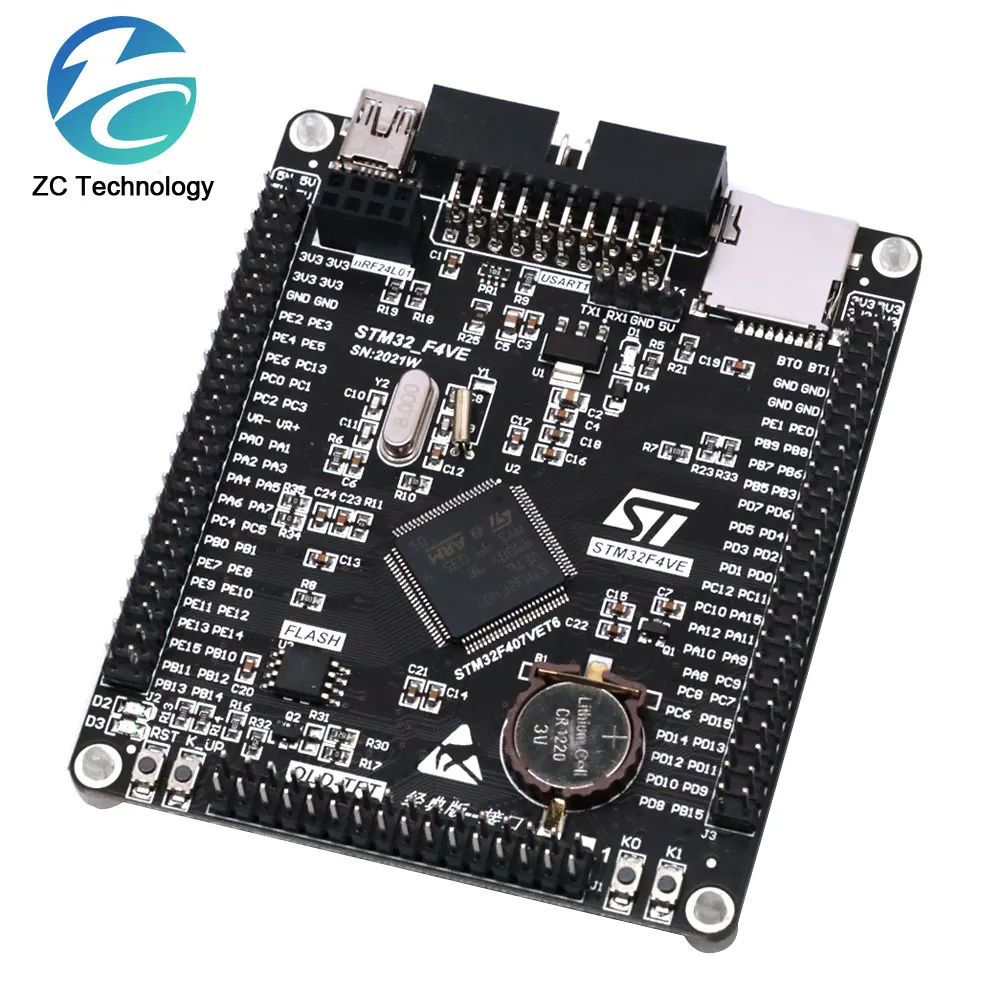 Imagem -02 - Placa de Desenvolvimento Stm32f407vet6 Cortex-m4 Stm32 Placa Mínima de Aprendizagem do Sistema Arm Core Board 3.2 Lcd Tft Touch Screen