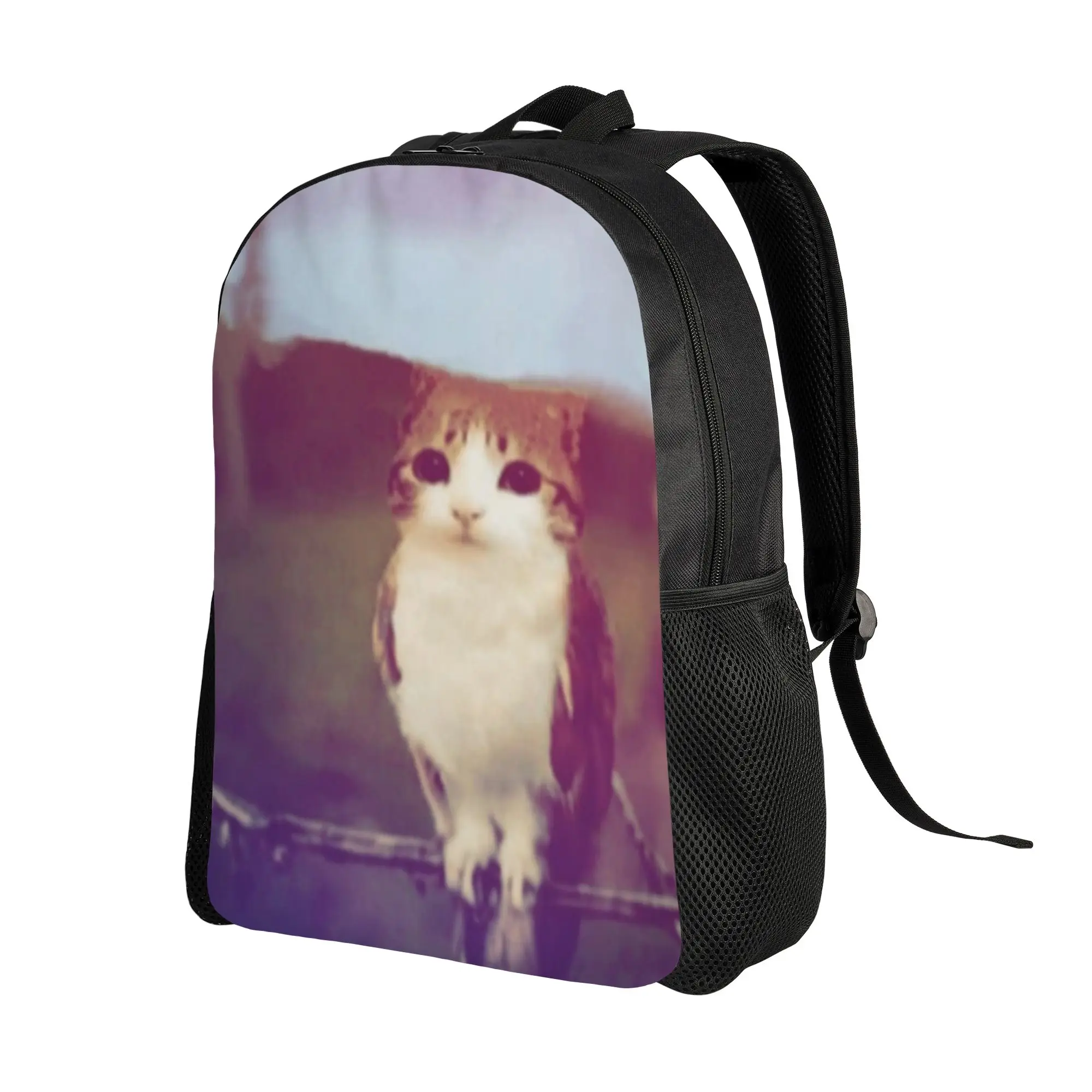 Rio de Meowl Cat Backpack  Kawaii Backpacks Student Daily Big School Bags Custom Rucksack