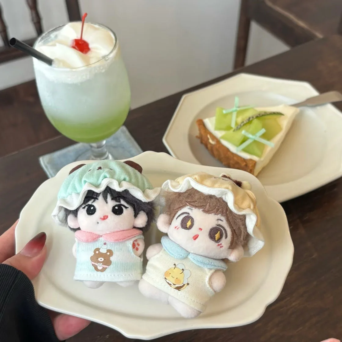 

5cm/10cm Plush Doll Clothes Accessories Cute Cartoon Animals Miniature Hat Headwear Rompers Outfit For Idol Dolls Accessories