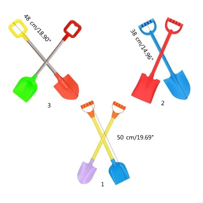 ベビーサンドスペードセットおもちゃ幼児用カラフルなシャベルベビーガーデニング用品バスビーチカラフルなスクープセットP31B