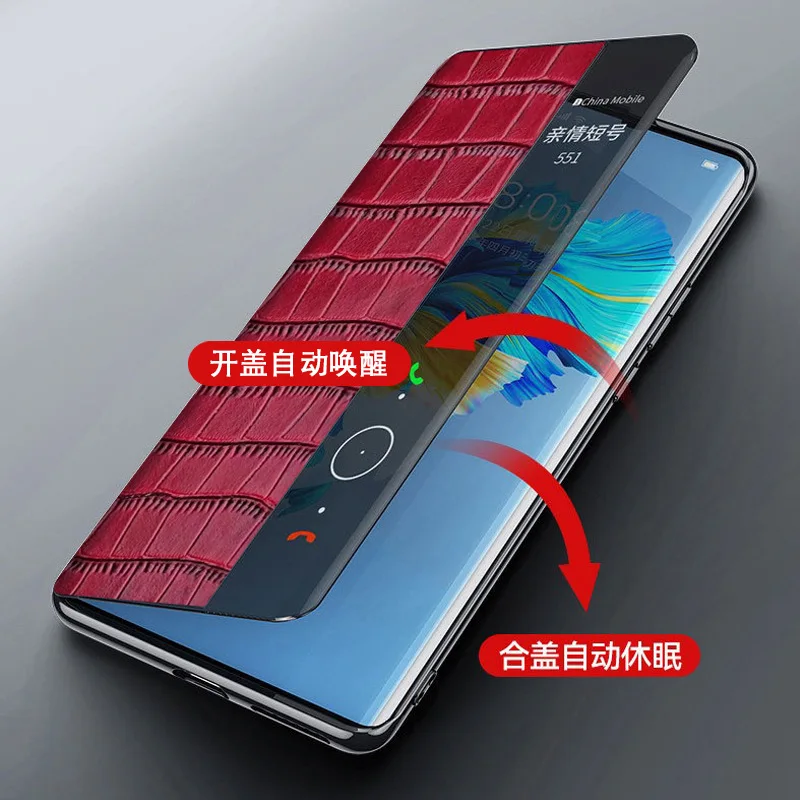 Роскошный деловой чехол-кошелек из натуральной кожи для Huawei Pura70 Mate60 Ultra Pro Plus, чехол для слота для кредитных карт и денег, кобура