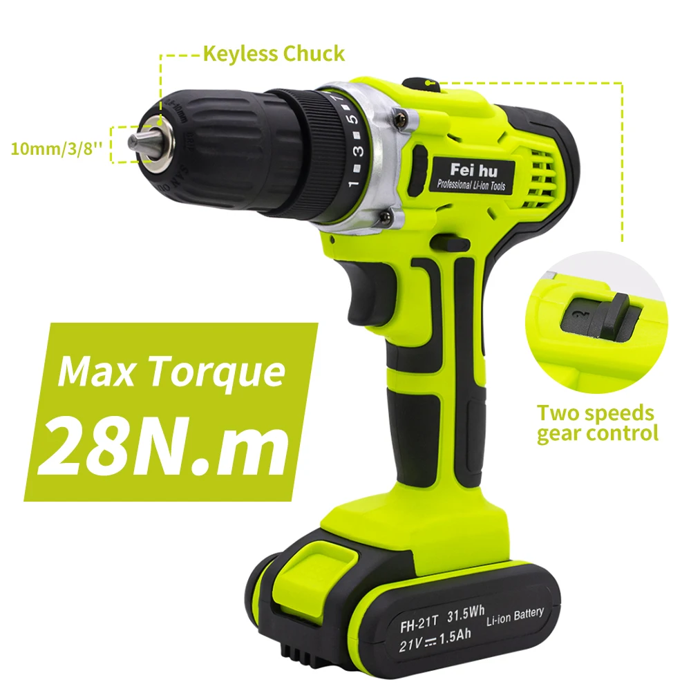 Perkakas Listrik Produk Baru 108 Buah Set Perkakas Listrik Combo Tanpa Sikat untuk Pekerjaan Kayu