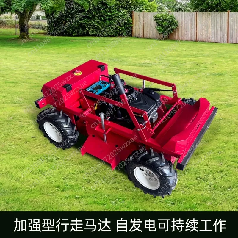 Customized Slopes Grass Cutting Machine Tractor Mowers Robots Track Grass Mover