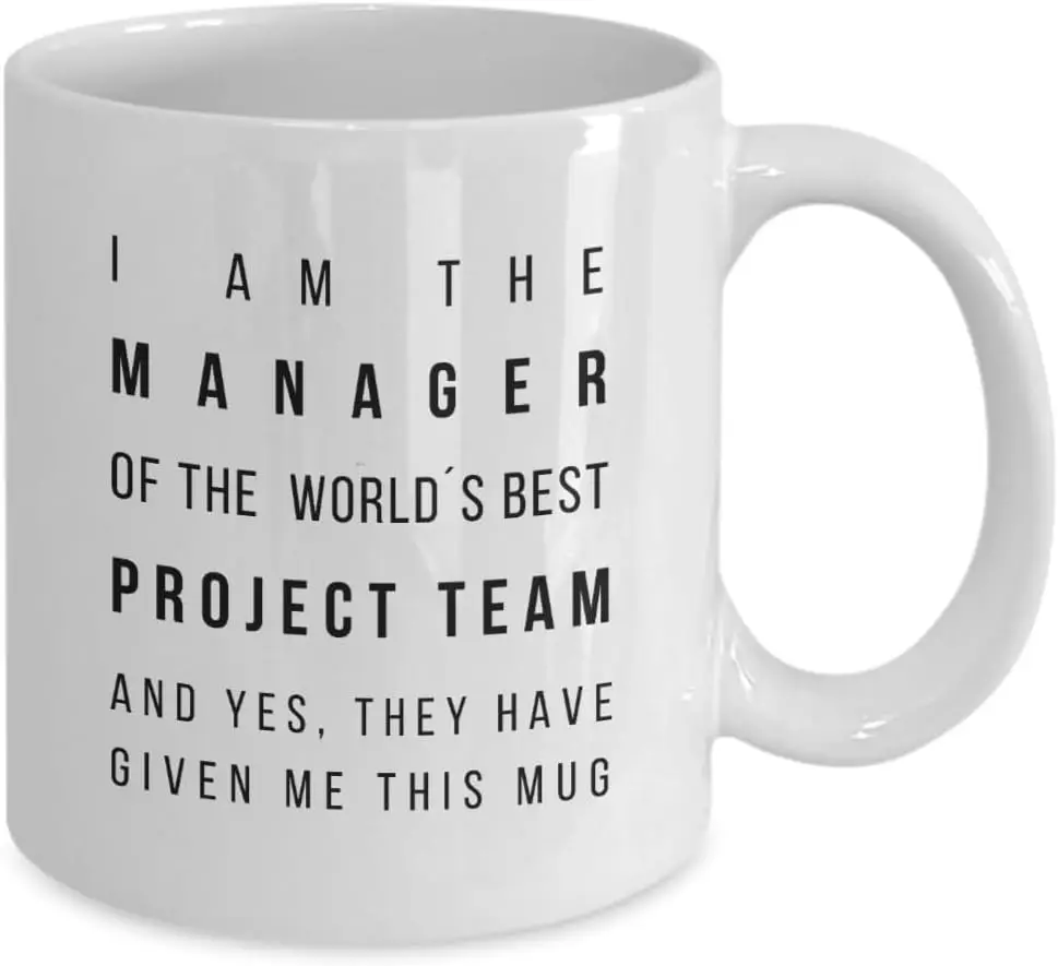 Men's mug 11 ounces, project management, gift for the boss lady, Boss leader, thank the boss gift