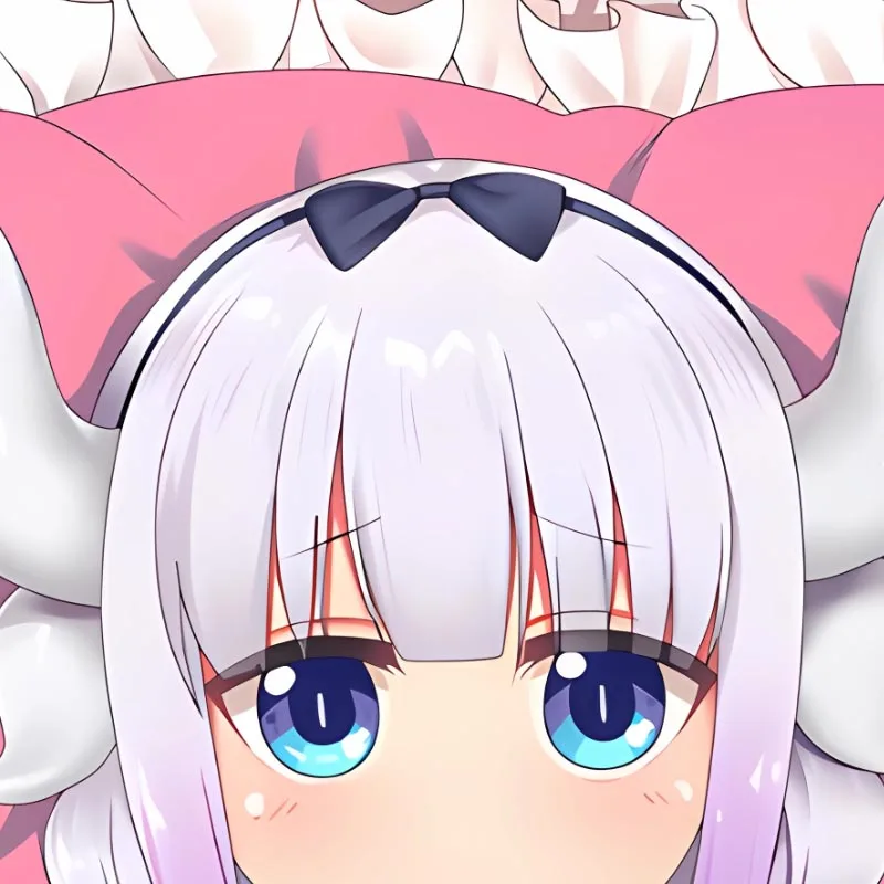 DIY Personalized Dakimakura Anime Kanna Kamui Pillowcase Double-sided Print Body Pillow Cover Case