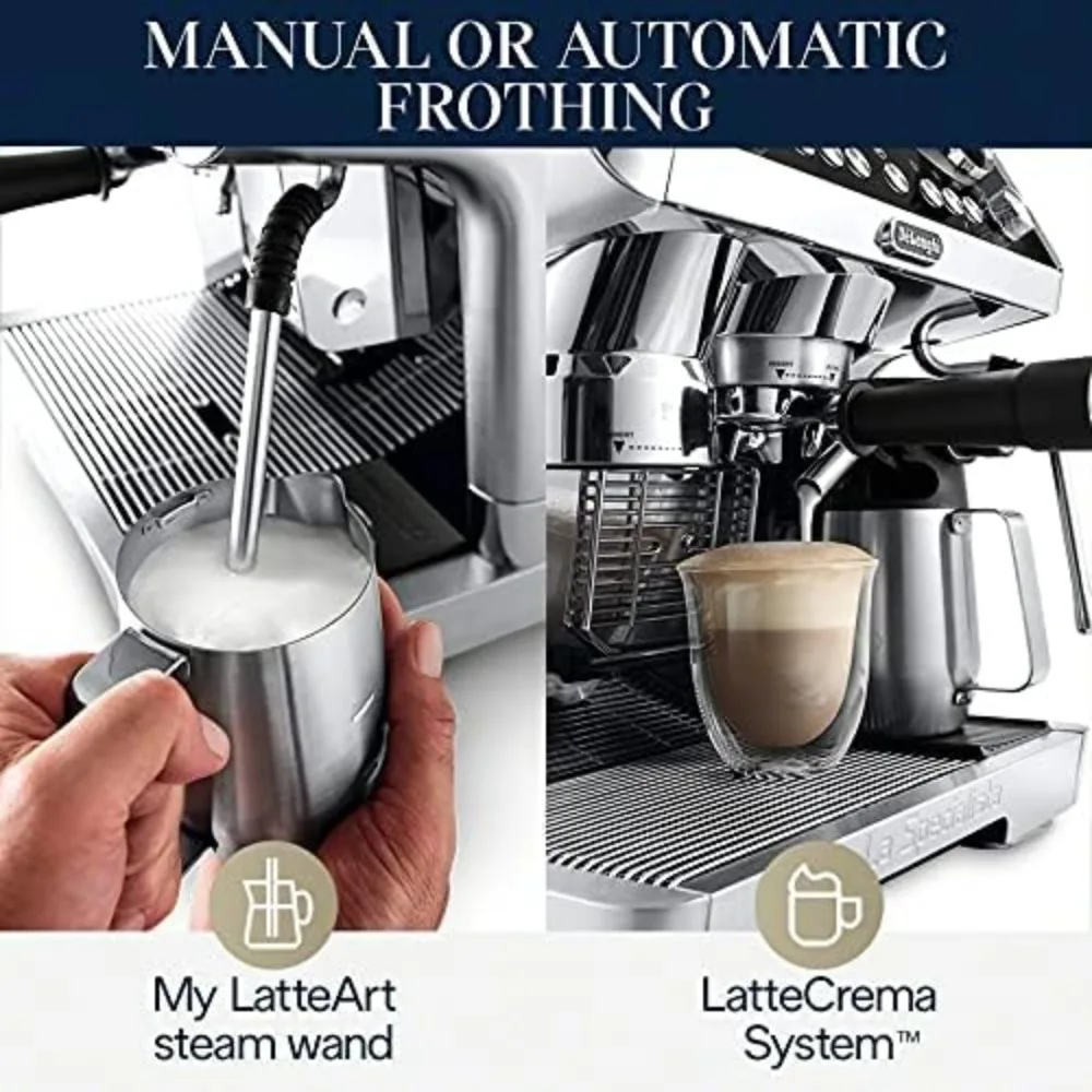 Ec9665 M La Specialista Maestro Espressomachine, Roestvrij Staal, Zilver, Zwart