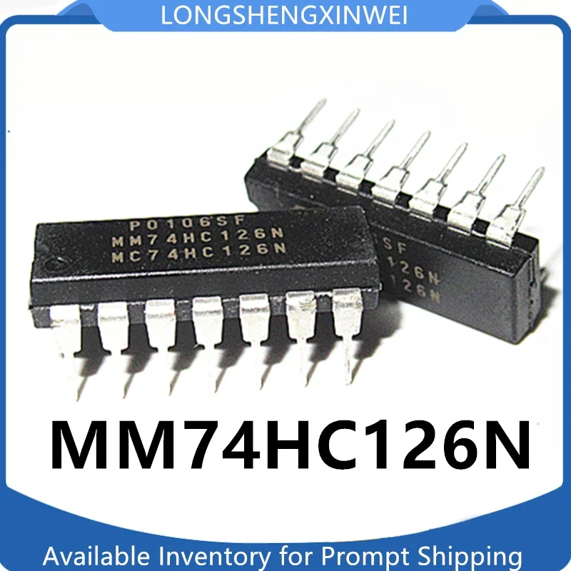 1 Uds Original MM74HC126N MC74HC126N 74HC126 DIP-14