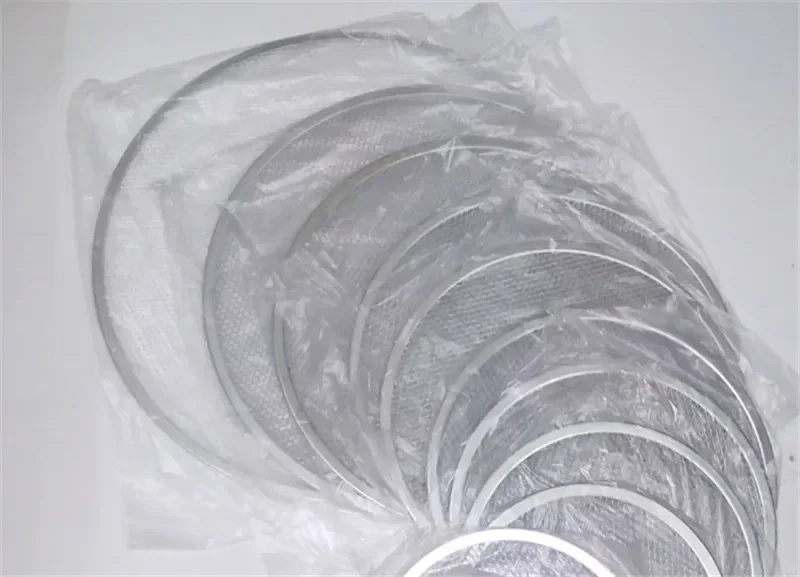 Non stick Pizza Screen Pan Baking Tray Metal Net New Seamless Aluminum Metal Net Bakeware Kitchen Tools Pizza 6-22inch