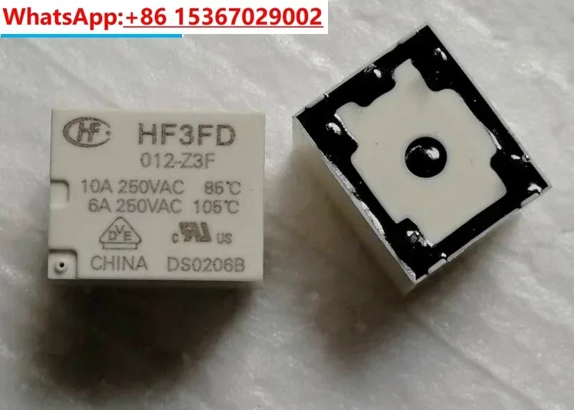 

100 Pieces Relays HF3FD 012-Z3F 12VDC/10A HF3FD 012-Z3F 12V