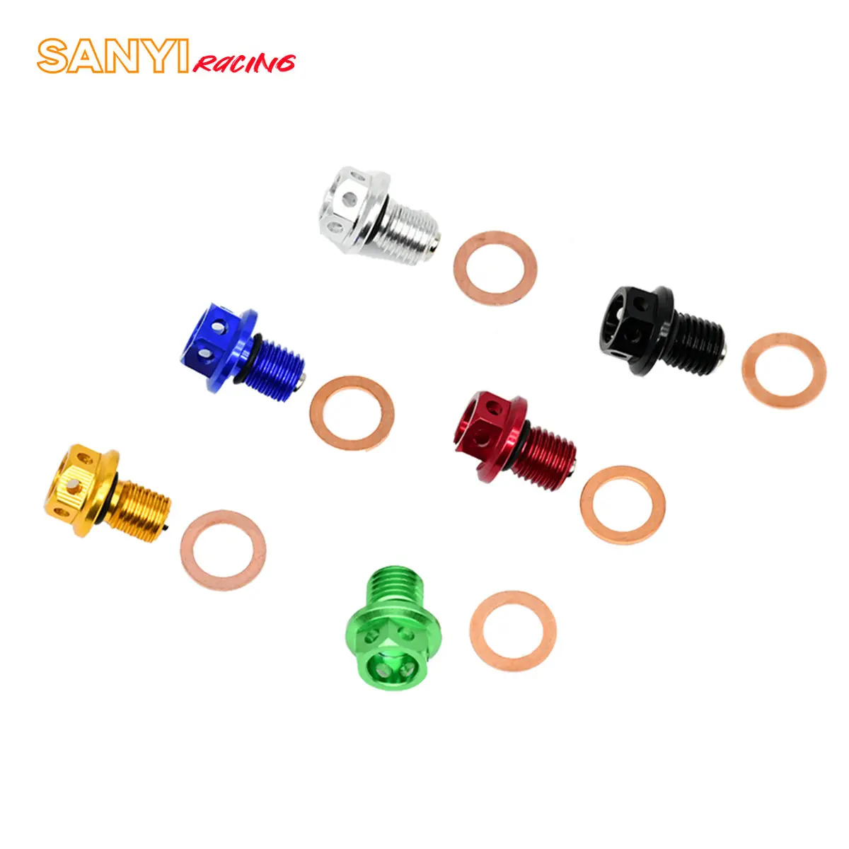 M12 Magnetic Oil Sump Nut Drain Oil Plug Screw Oil Drain Magnetic Oil Plug Nut For Honda Yamaha Kawasaki NINJA KLX YZ WR CRF XR