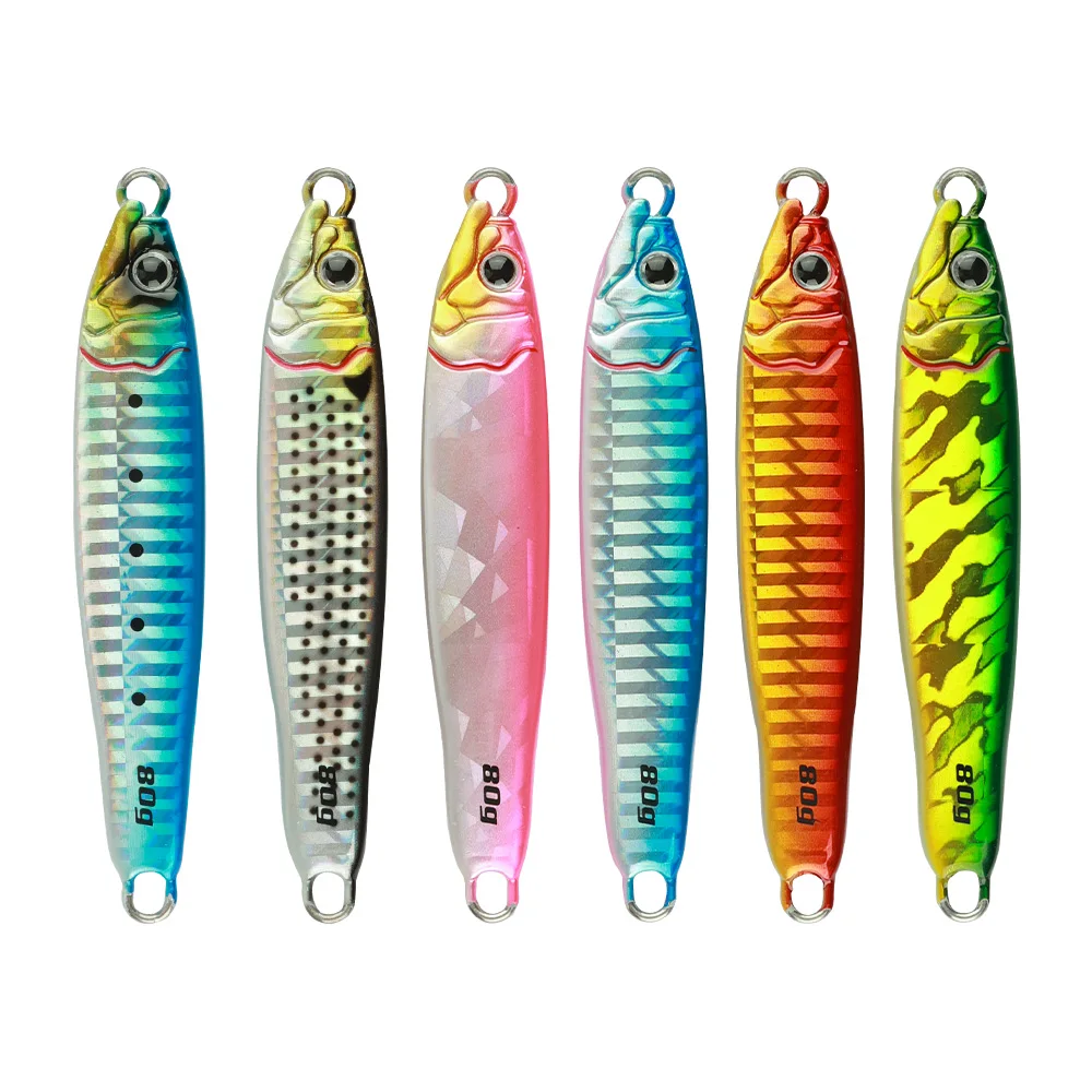 JIGGINGPRO 60g 80g 100g 120g 150g 180g 200g Coso Jig Fishing Lure Sea Fishing Jigs Metal Jig Pesca Mare Fishing Bait